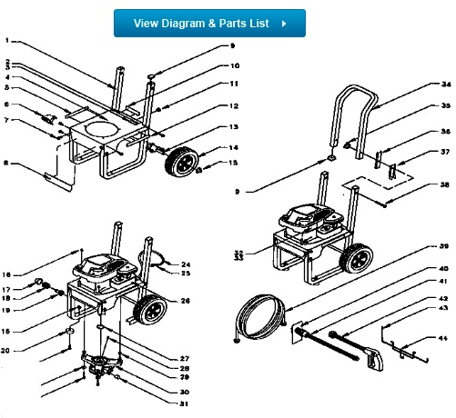 sears/craftsman pressure washer model 580761751 breakdown